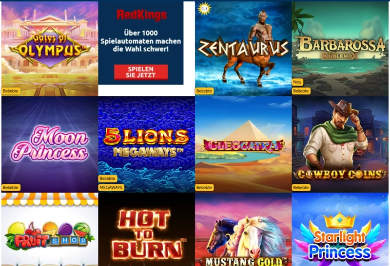 redkings games page